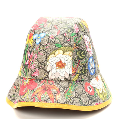 Gucci GG Supreme Monogram Flora Bucket Hat 56 2 of 8