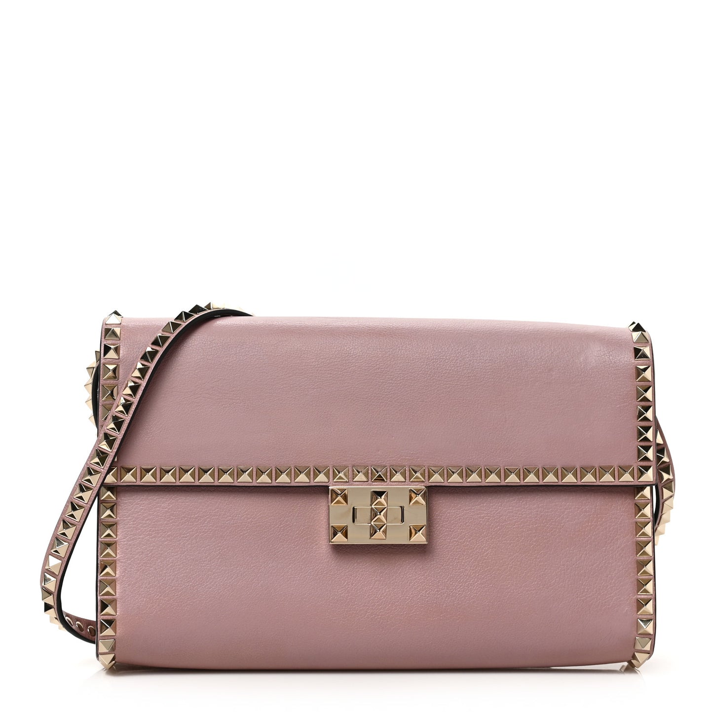 Vitello Rockstud No Limit Shoulder Bag Lipstick