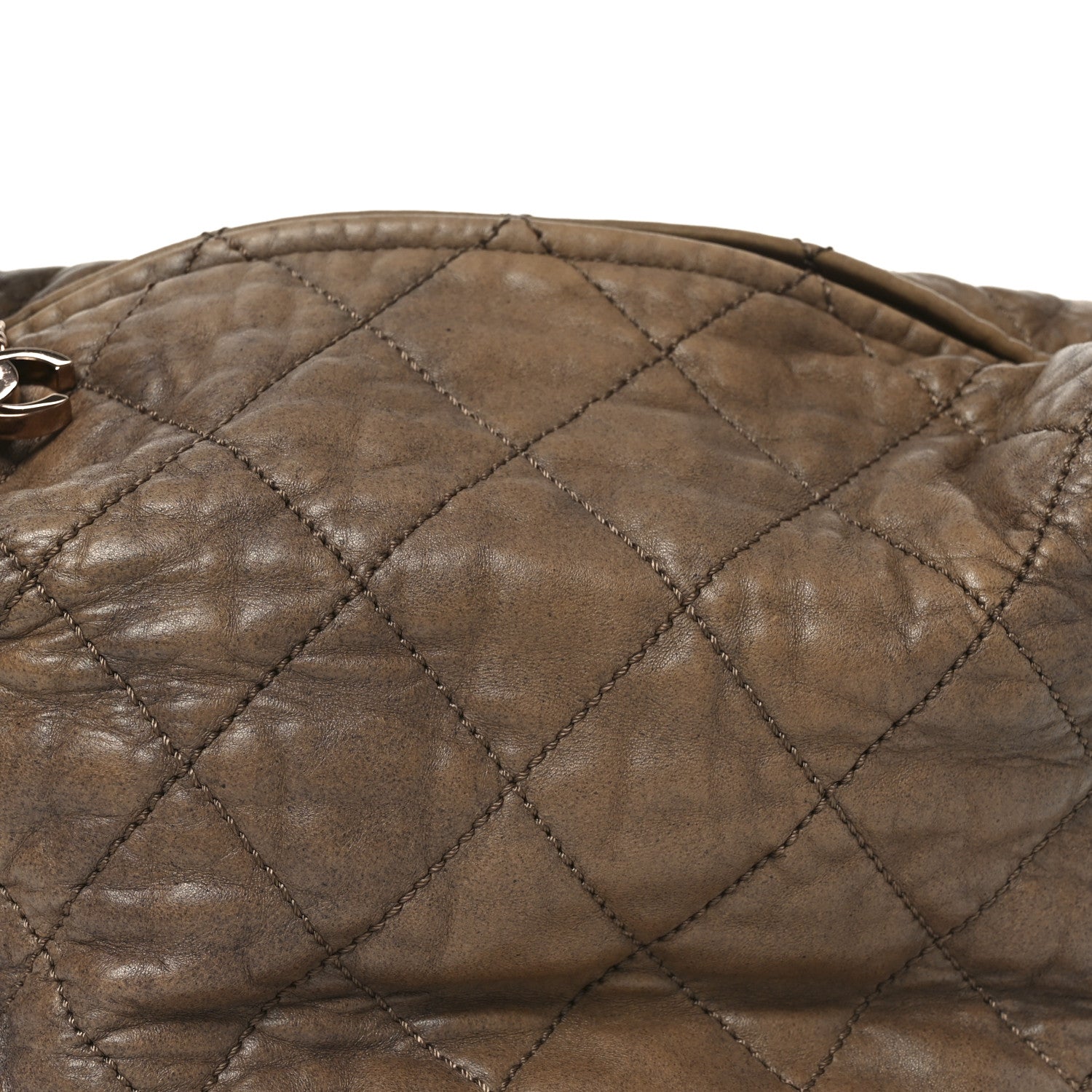 Chanel Lambskin Quilted Cloudy Bundle Hobo Beige 8 of 10