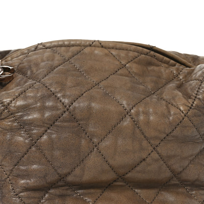Chanel Lambskin Quilted Cloudy Bundle Hobo Beige 8 of 10