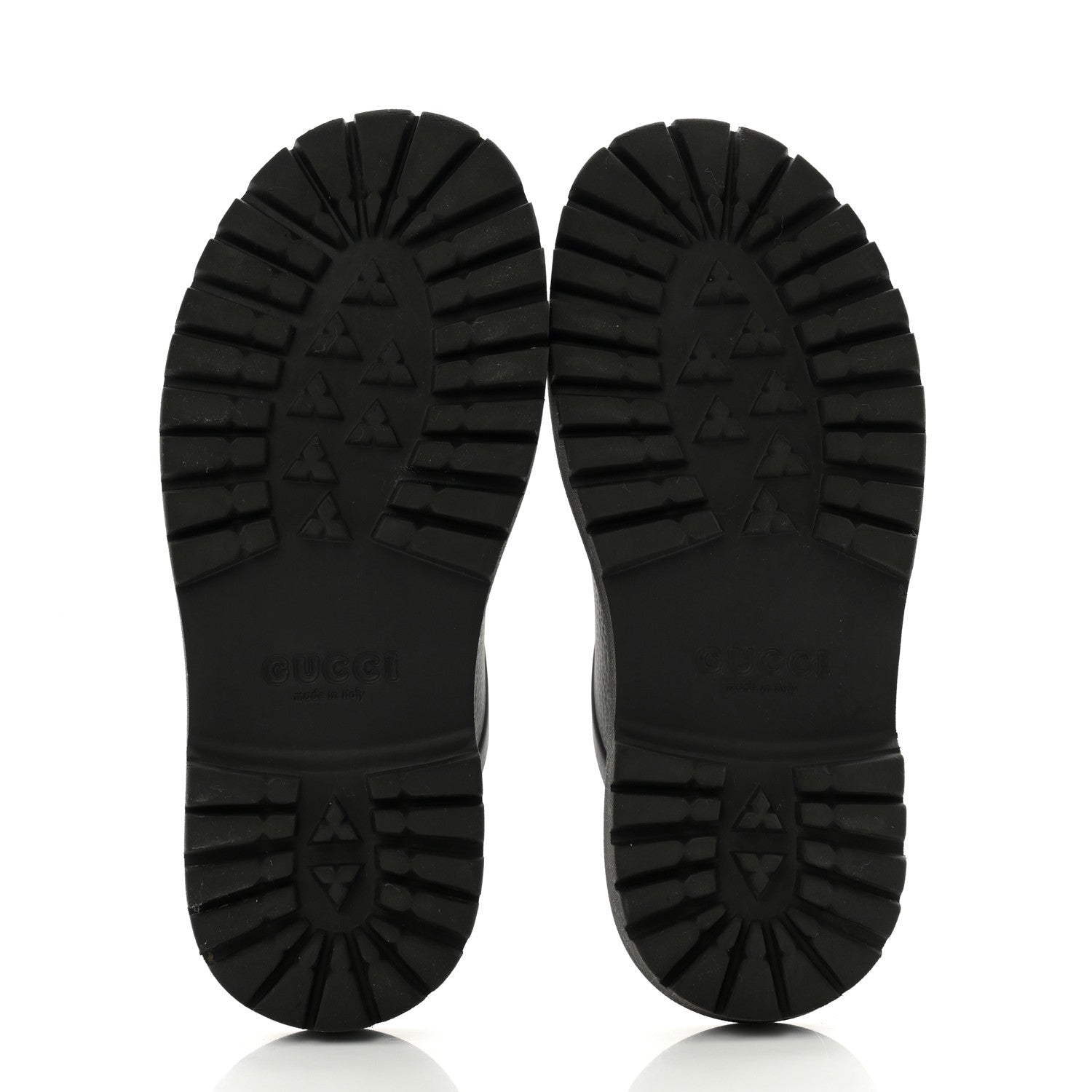 Gucci Rubber GG Monogram Perforated Mens Slip On Sandals 6 Black 5 of 9