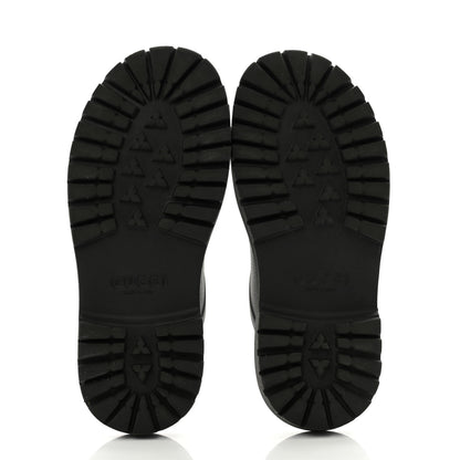 Gucci Rubber GG Monogram Perforated Mens Slip On Sandals 6 Black 5 of 9