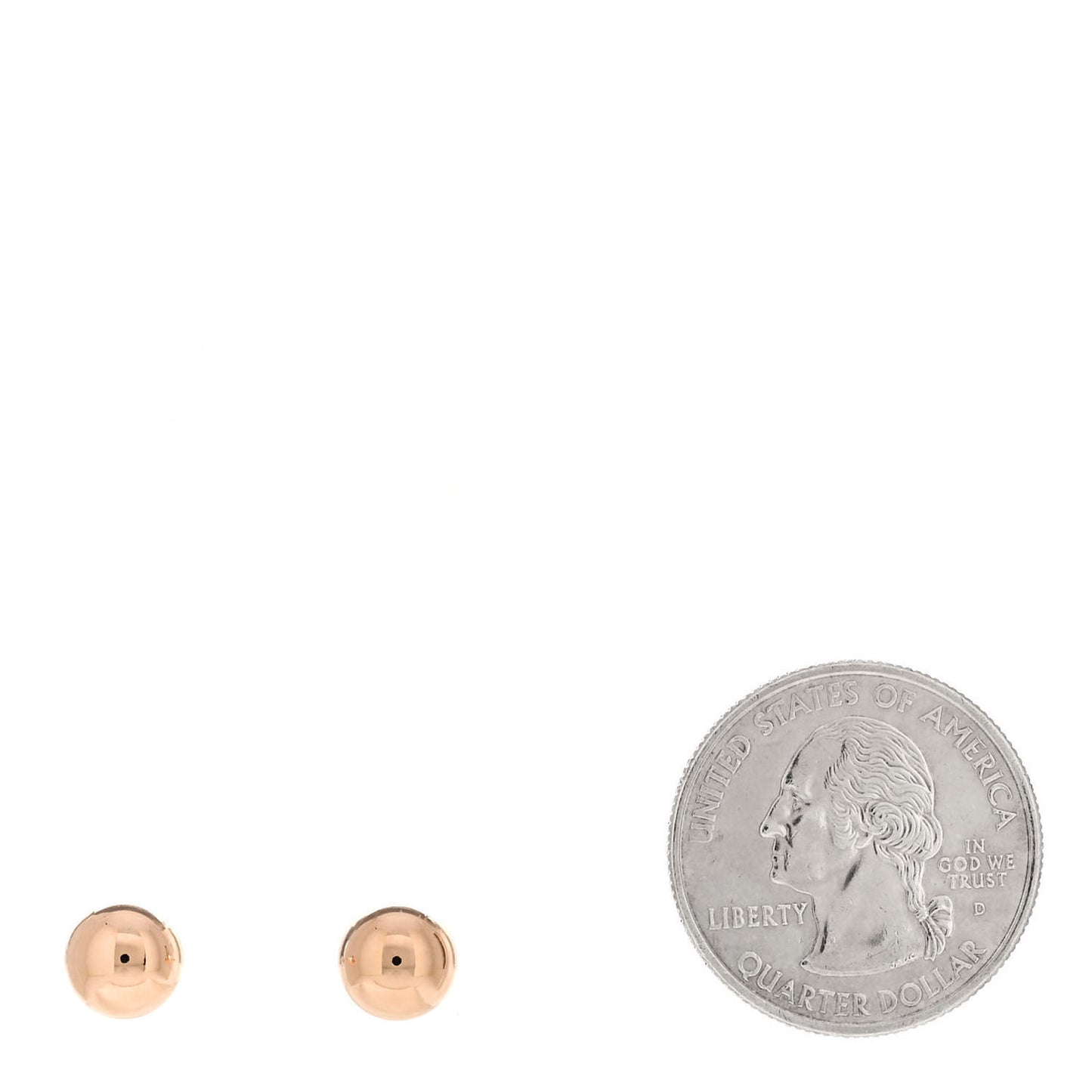18K Rose Gold 8mm HardWear Ball Earrings