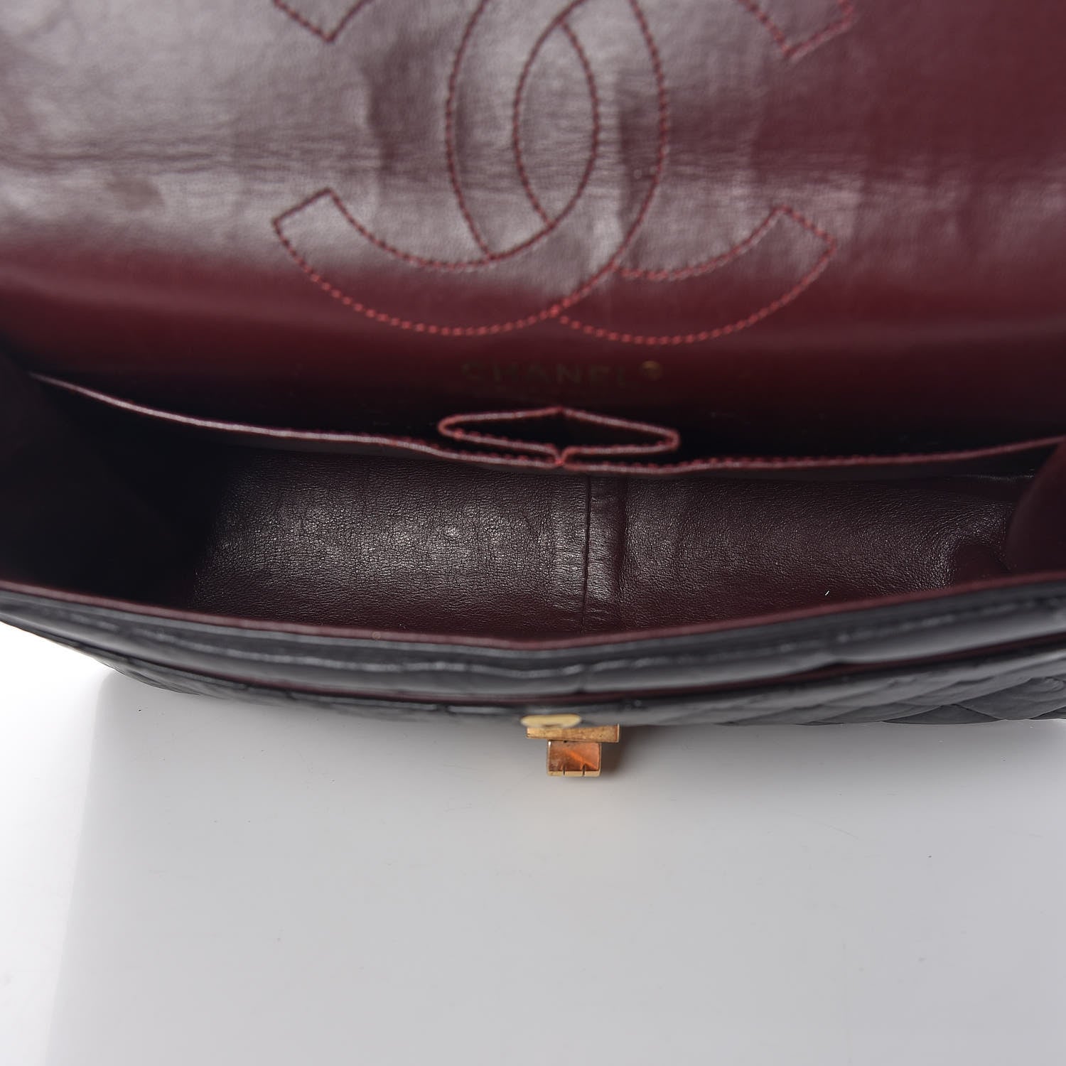 Chanel Aged Calfskin Quilted 2.55 Reissue 226 Flap Black 7 of 14
