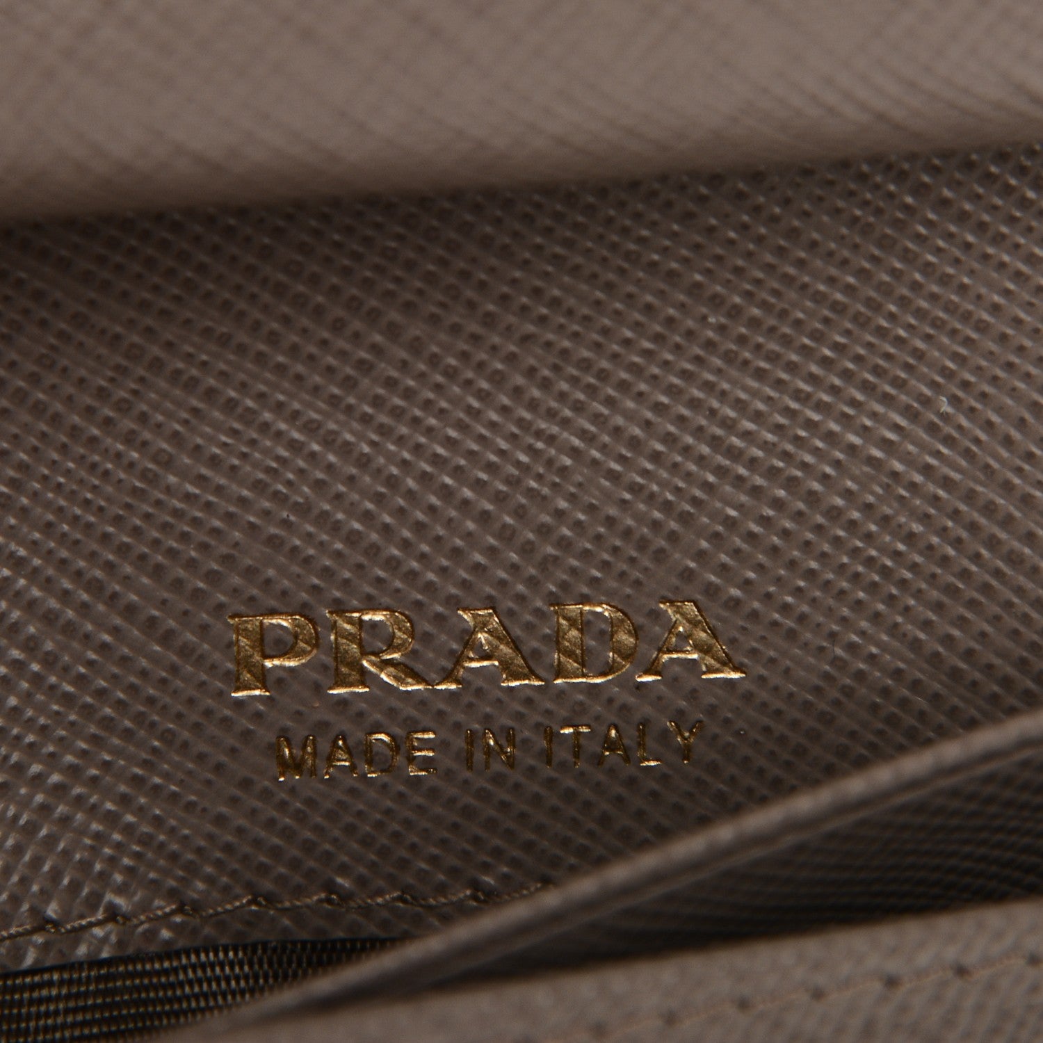 Prada Saffiano Metal Compact Wallet Argilla 6 of 7