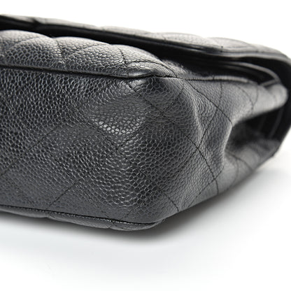 Chanel Caviar Quilted Medium Double Flap Black 9 of 18