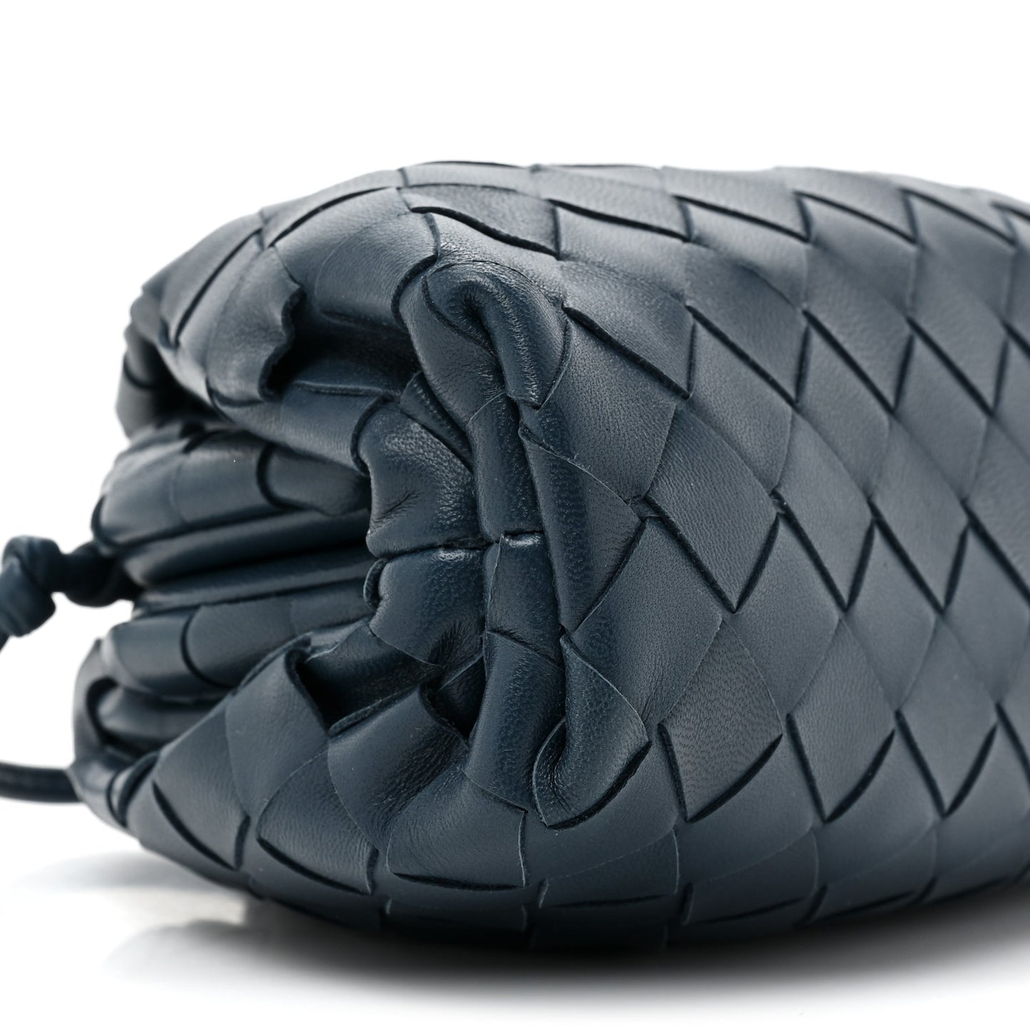 Nappa Intrecciato The Mini Pouch Deep Blue