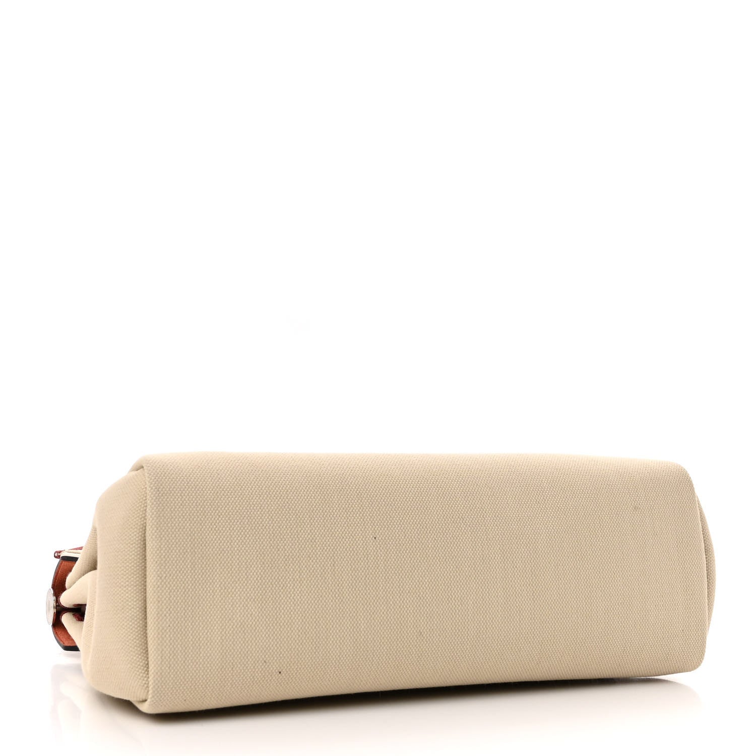 Hermes Military Toile Vache Hunter Herbag Zip 31 PM Beton Rouge H 4 of 10
