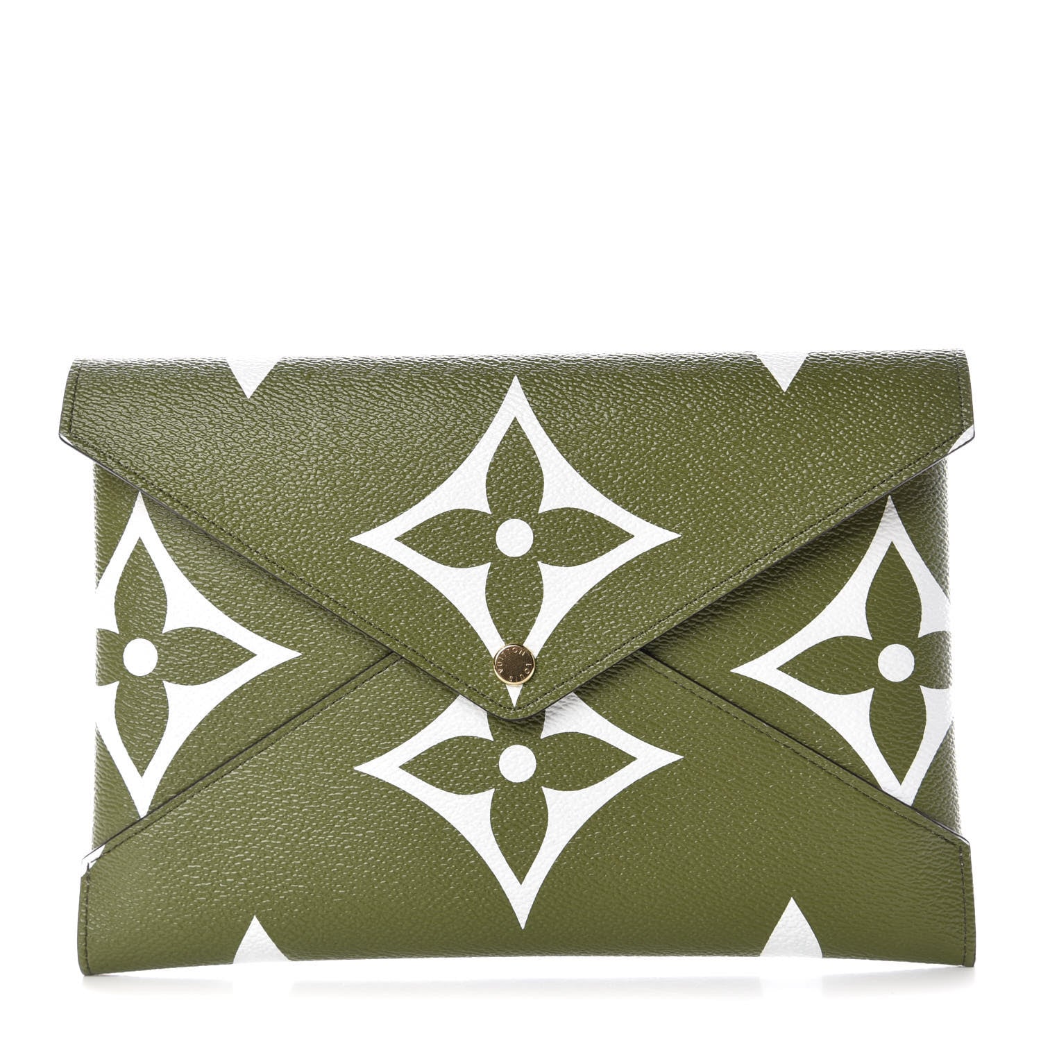 Louis Vuitton Monogram Giant Large Kirigami Pochette Kaki 1 of 11