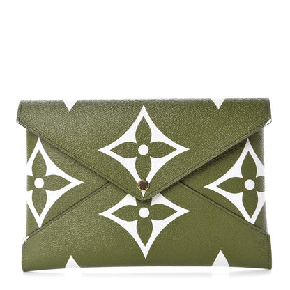 Louis Vuitton Monogram Giant Large Kirigami Pochette Kaki 1 of 11