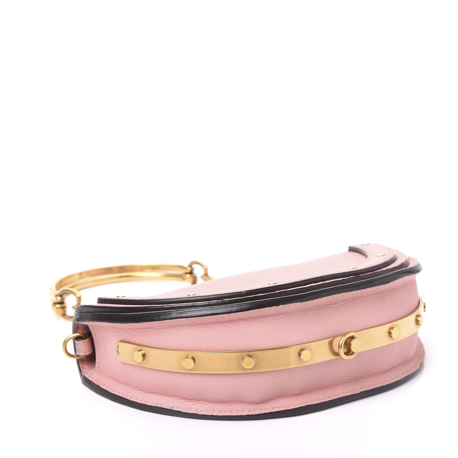 Chloe Calfskin Small Nile Bracelet Minaudiere Bag Washed Pink 3 of 9