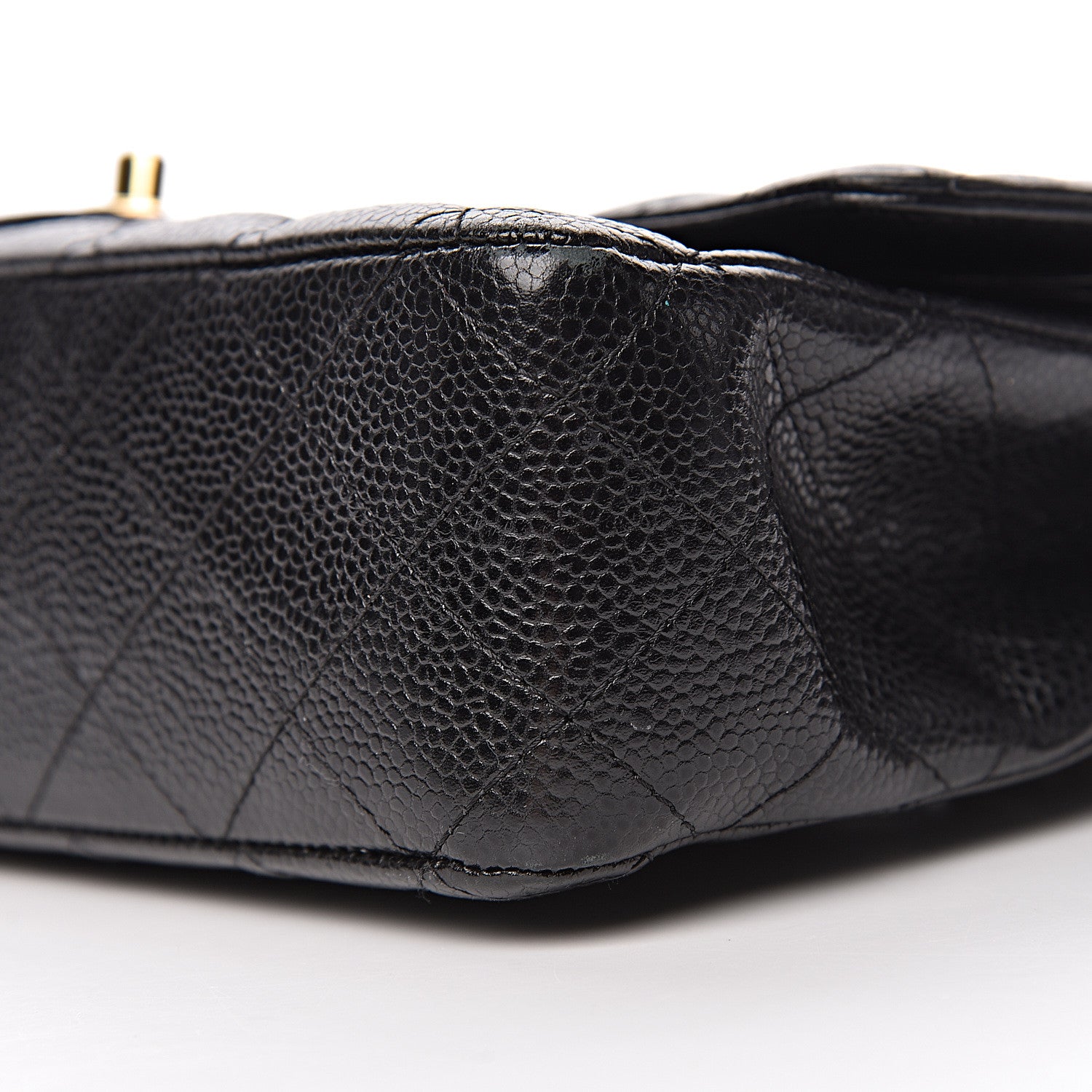 Chanel Caviar Quilted Medium Double Flap Black 10 of 13