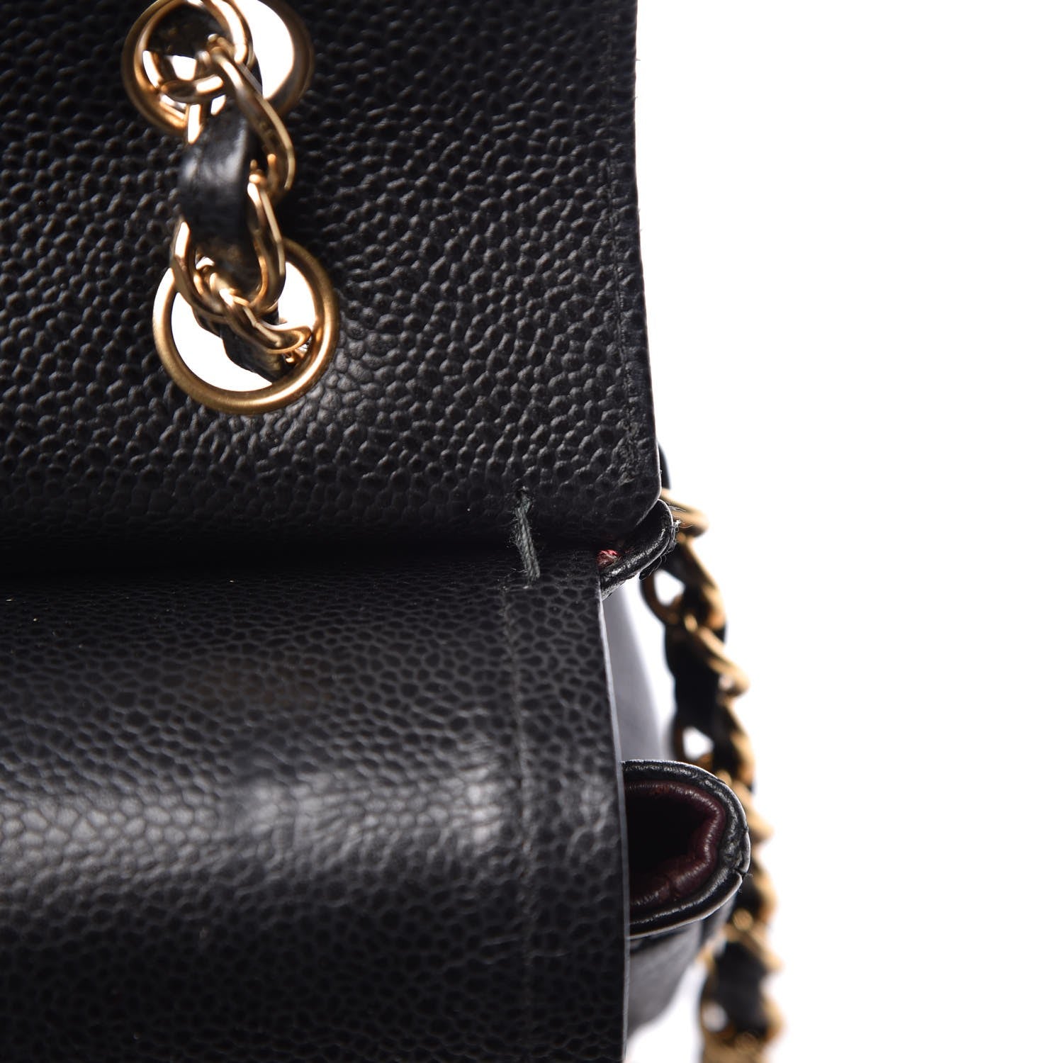 Chanel Caviar Quilted Maxi Double Flap Black 12 of 15