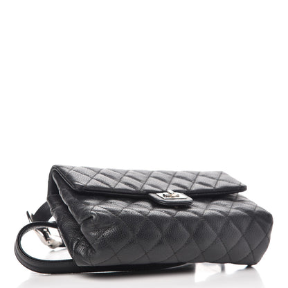Chanel Grained Calfskin Quilted 2.55 Reissue Flap Belt Bag Clutch Black 4 of 8
