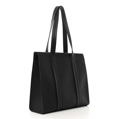 Louis Vuitton Grained Calfskin LV Aerogram Tote Black 3 of 11