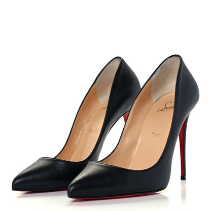 Christian Louboutin Shiny Nappa Pigalle Follies 100 Pumps 38.5 Black 1 of 9