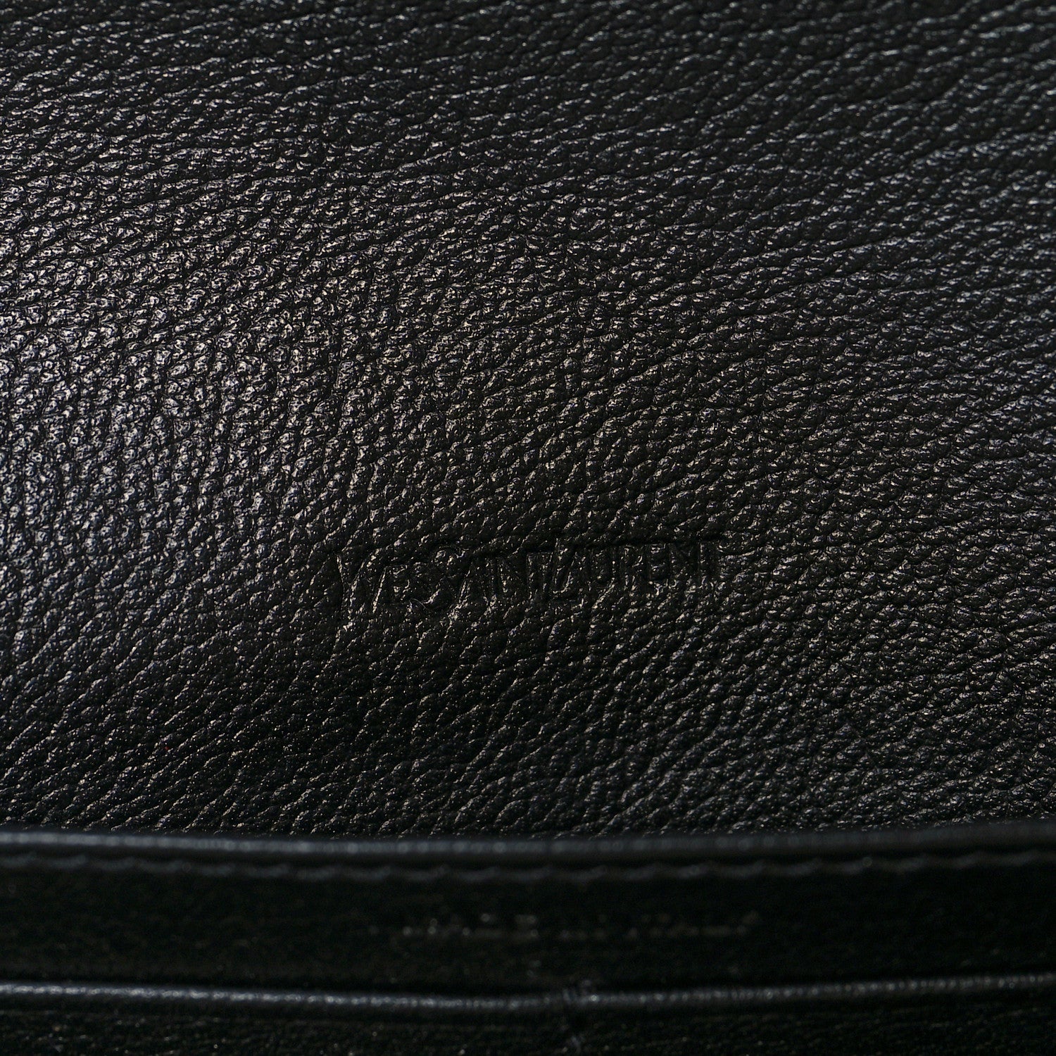 Saint Laurent Chevre Belle De Jour Flap Wallet Black 6 of 8