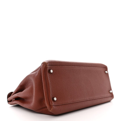 Hermes Togo Kelly Retourne 35 Brique 4 of 14