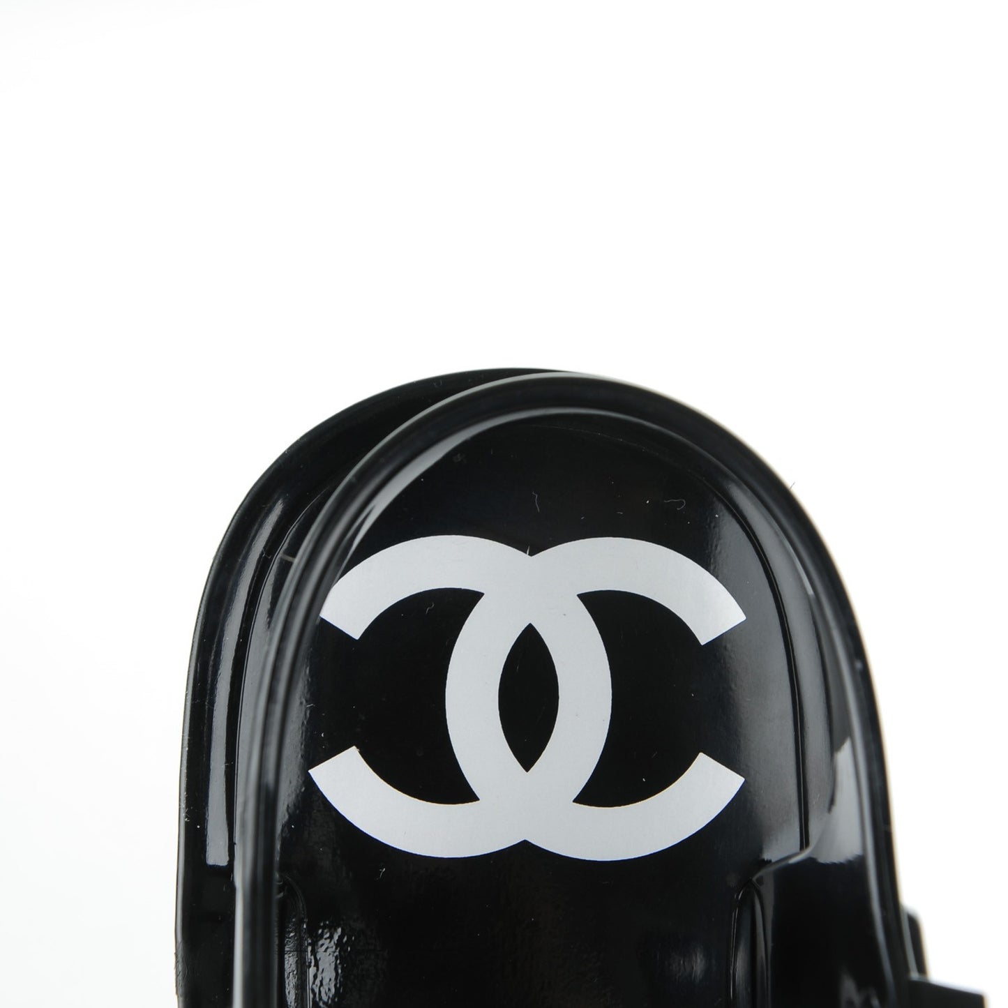 PVC CC Pearl Thong Sandals 37 Black