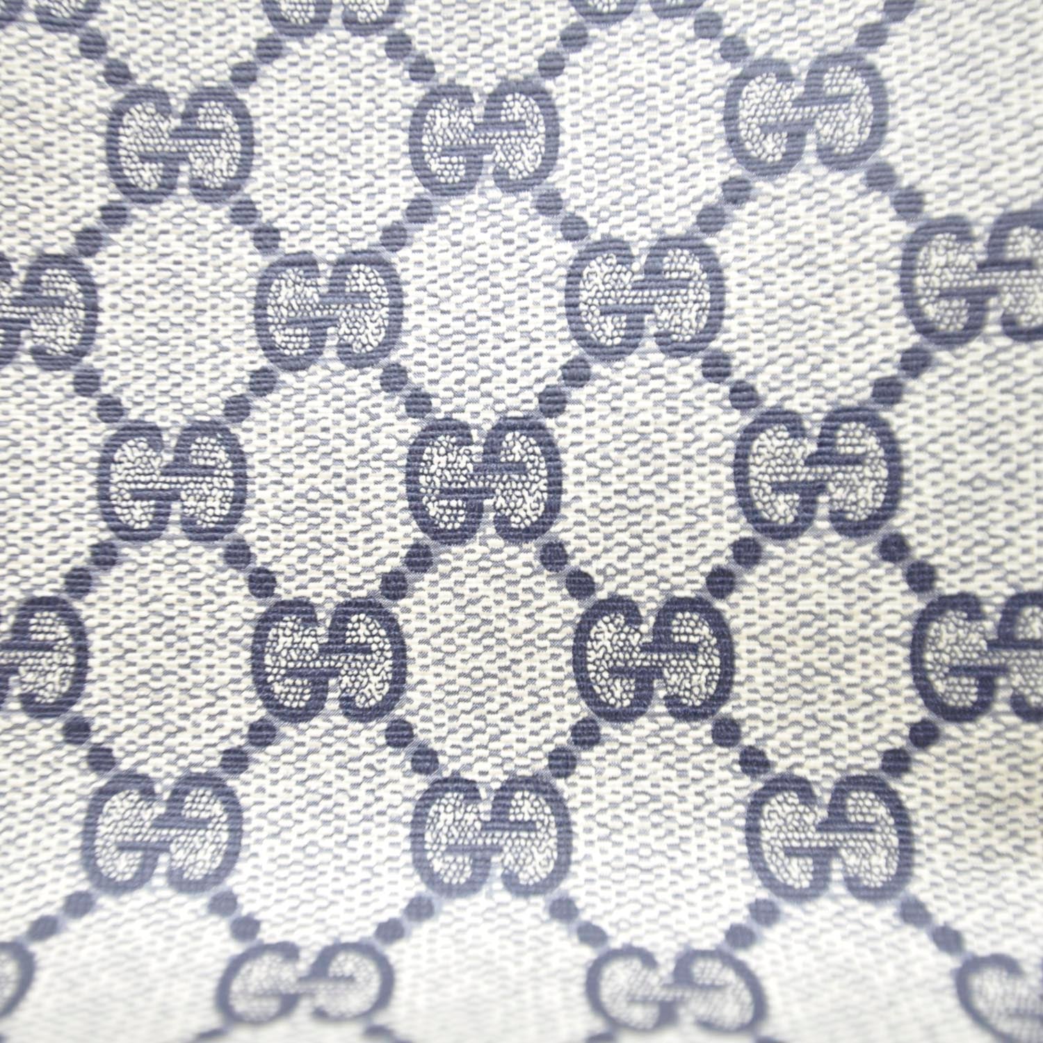 Gucci Monogram Web Tote Navy Blue 10 of 10