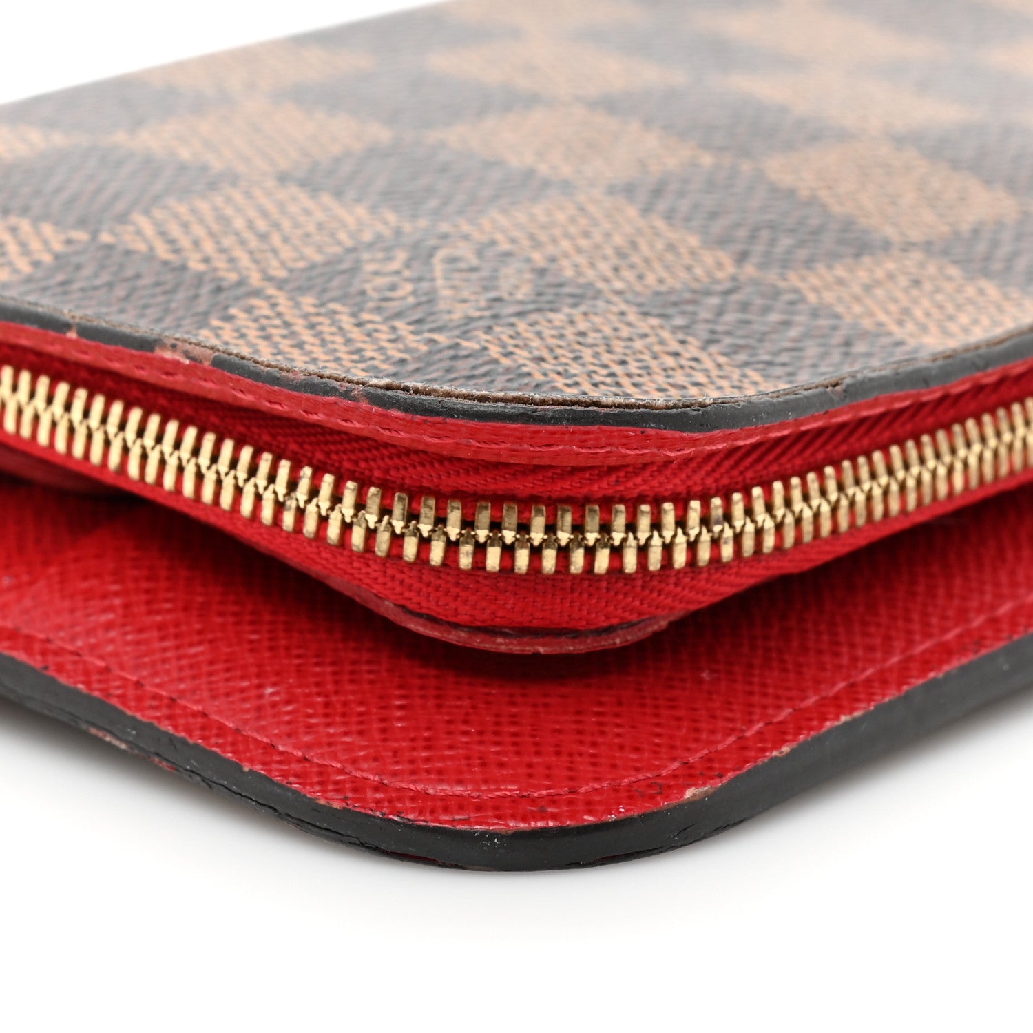 Louis Vuitton Damier Ebene Insolite Wallet Red 12 of 21