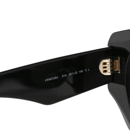Loewe Acetate Anagram Square Screen Sunglasses LW40129U Black 5 of 8