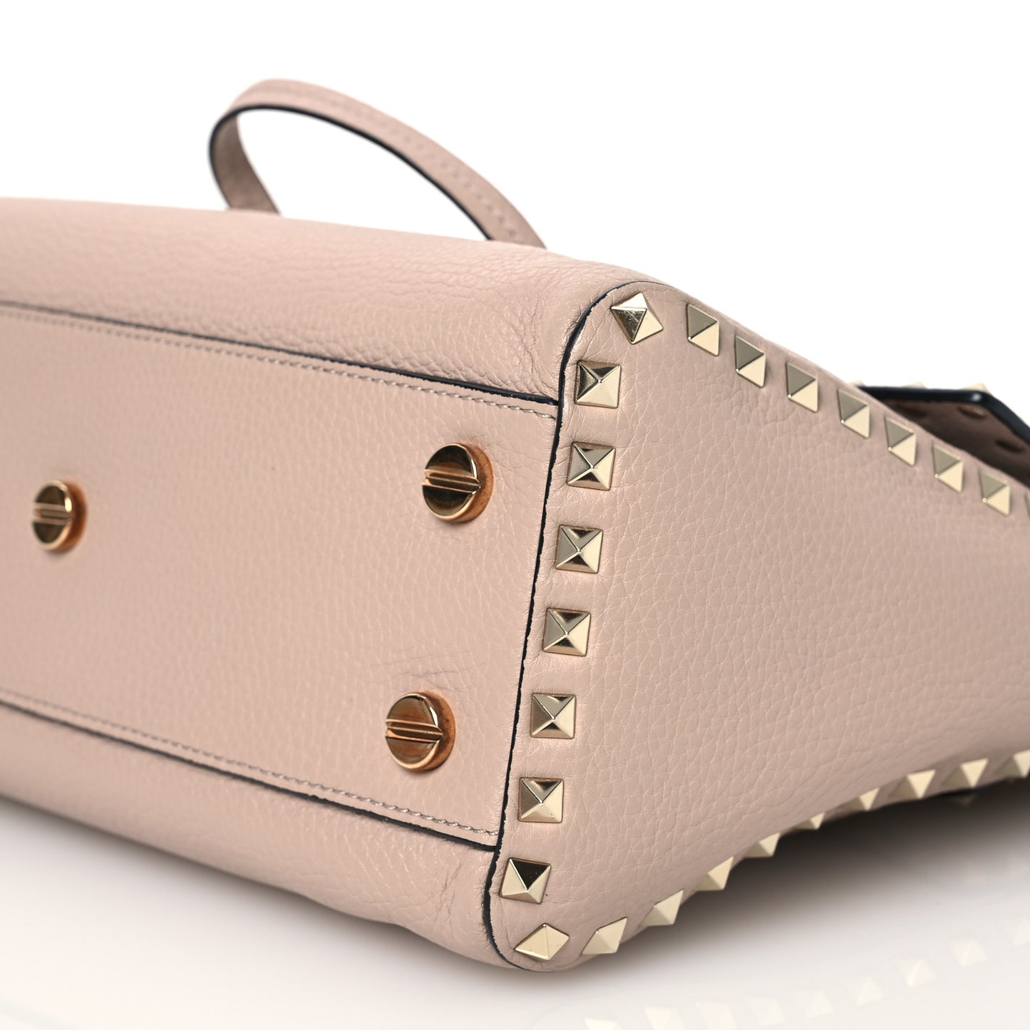 Pebbled Calfskin Messenger Bag Poudre