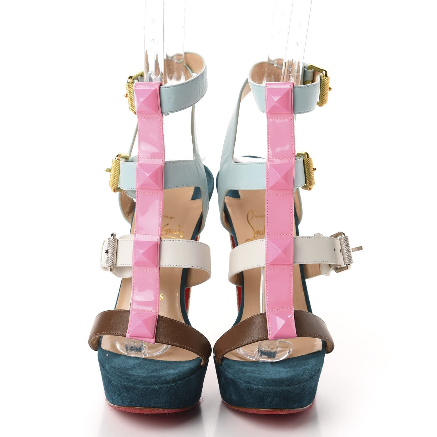 Patent Suede Glitter Rocknbuckle 140 Sandals 36.5 Version Dolly
