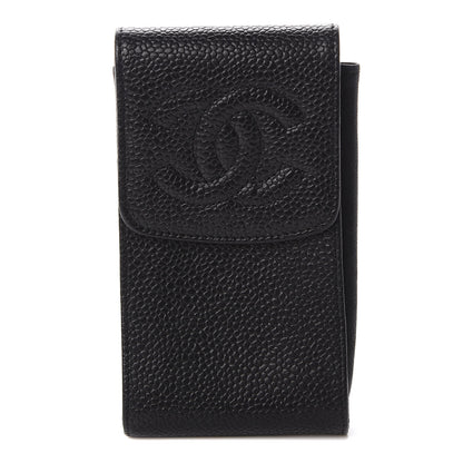 Chanel Caviar Timeless CC Key Holder Bag Charm Black 1 of 11
