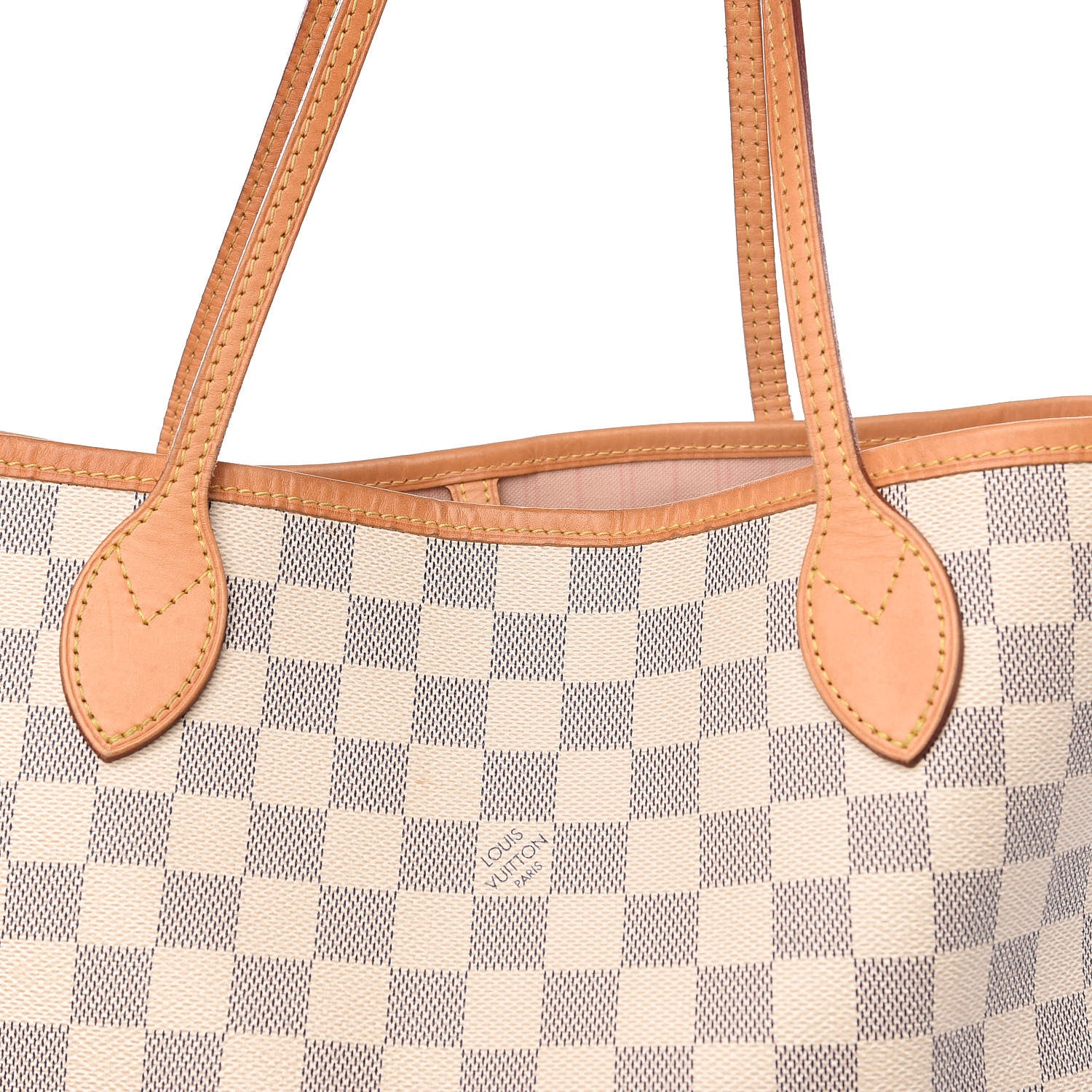 Louis Vuitton Damier Azur Neo Neverfull MM Rose Ballerine 8 of 8