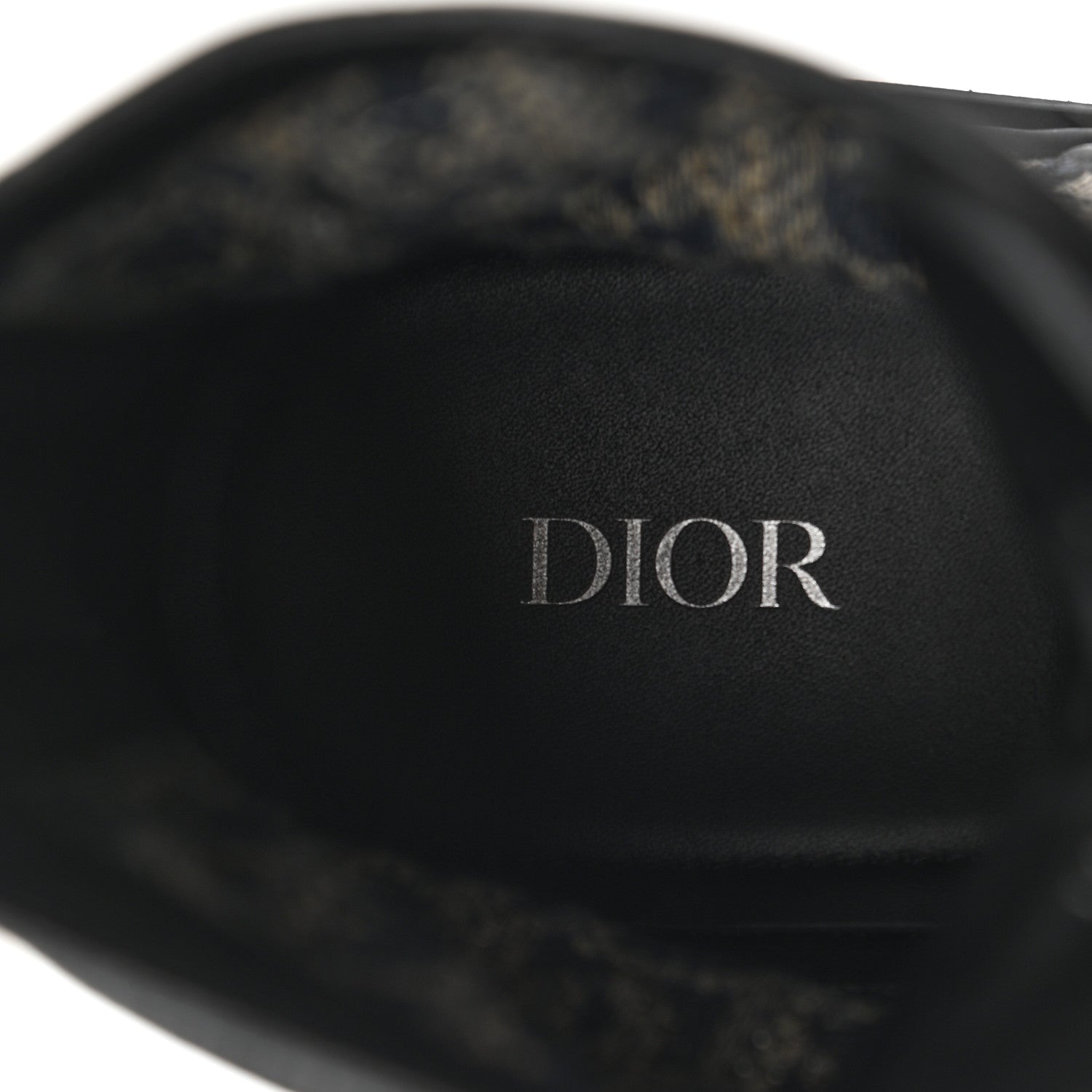 Christian Dior Calfskin Oblique Mens Explorer Ankle Boots 41 Black Blue 6 of 12