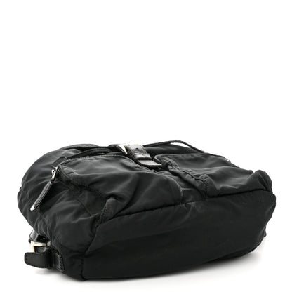 Prada Tessuto Nylon Saffiano Small Backpack Black 4 of 15