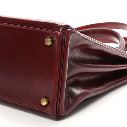 Hermes Box Kelly Retourne 32 Rouge H 10 of 13