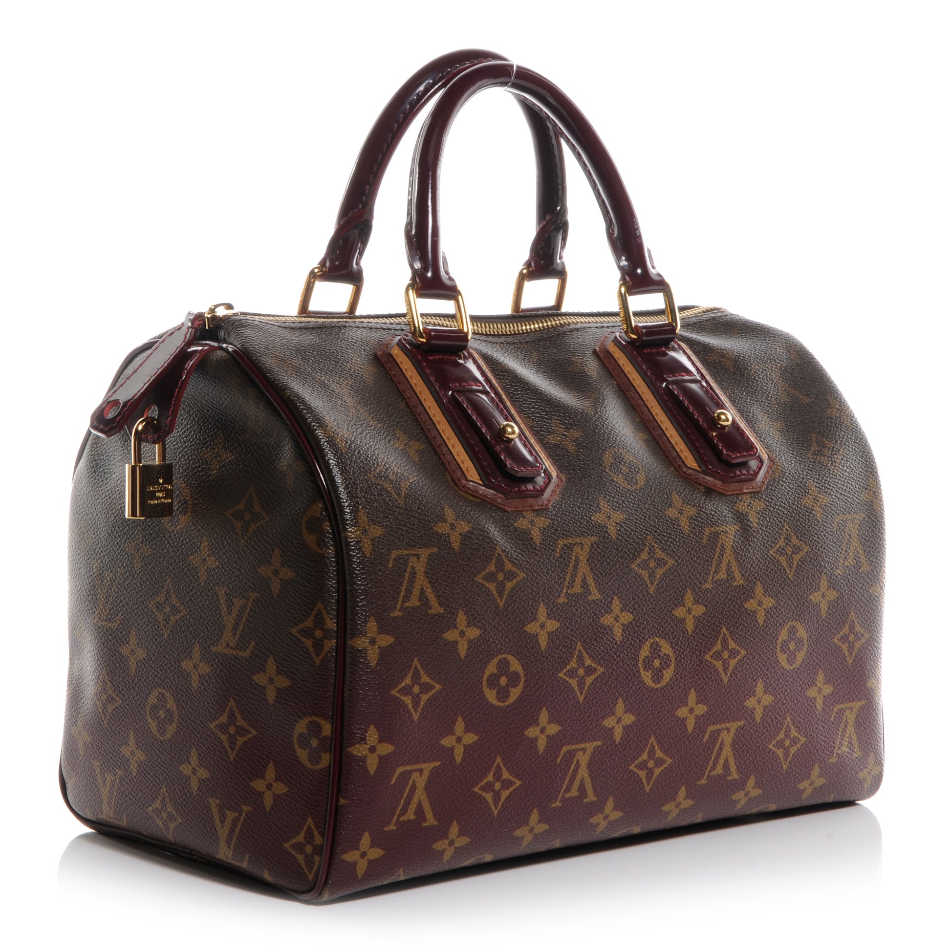 Louis Vuitton Monogram Mirage Speedy 30 Bordeaux 3 of 7