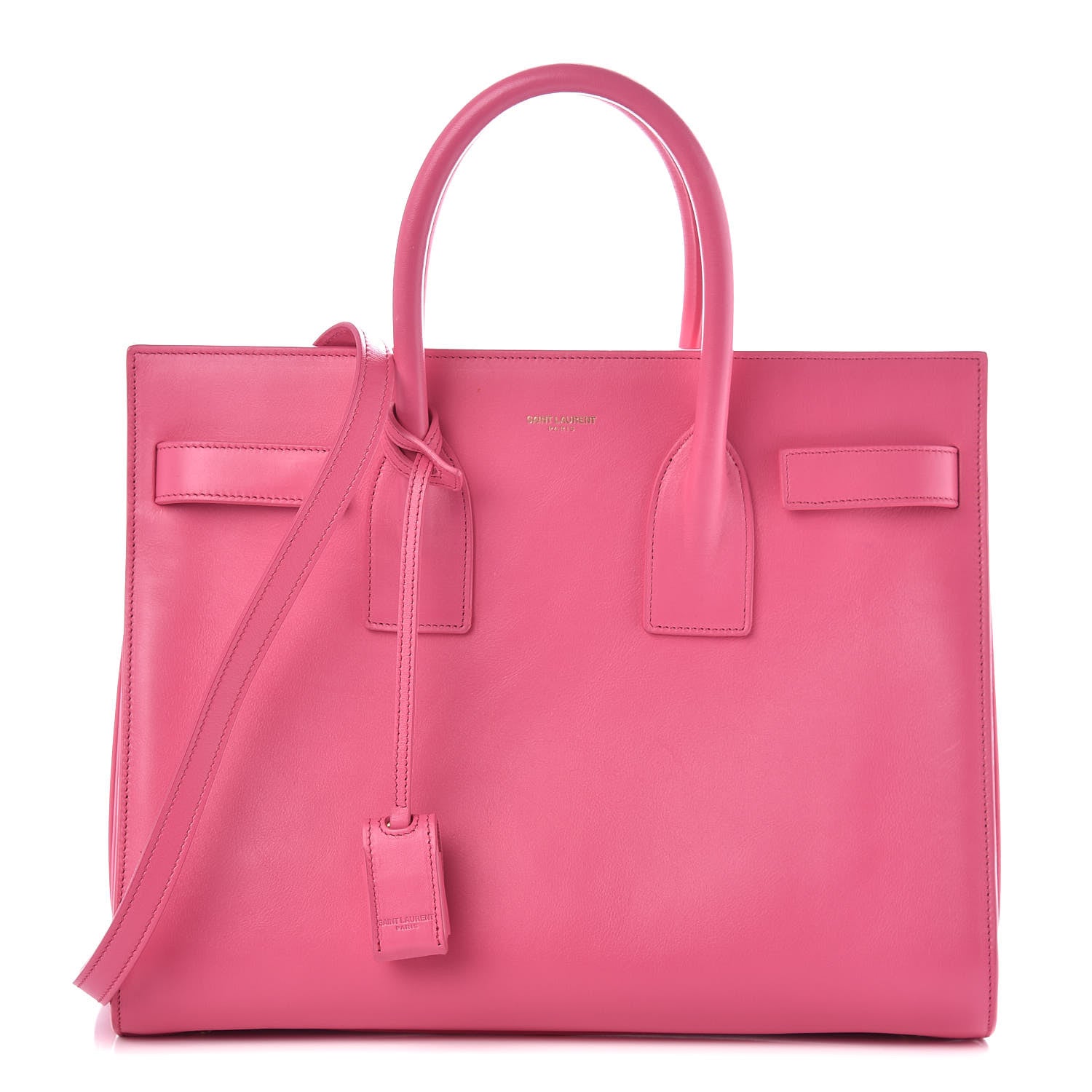 Saint Laurent Calfskin Small Sac De Jour Bubblegum 1 of 14