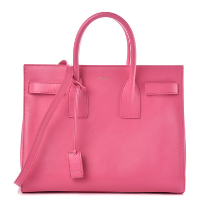 Saint Laurent Calfskin Small Sac De Jour Bubblegum 1 of 14