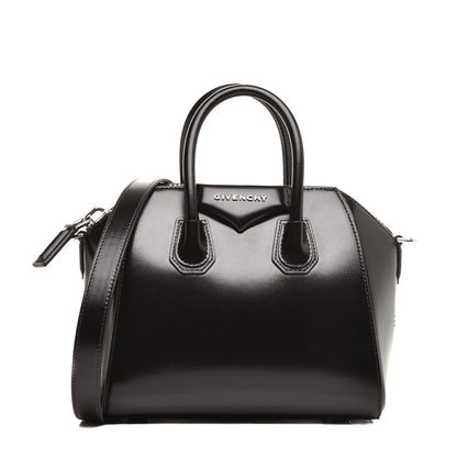 Givenchy Shiny Lord Calfskin Mini Antigona Black 1 of 9