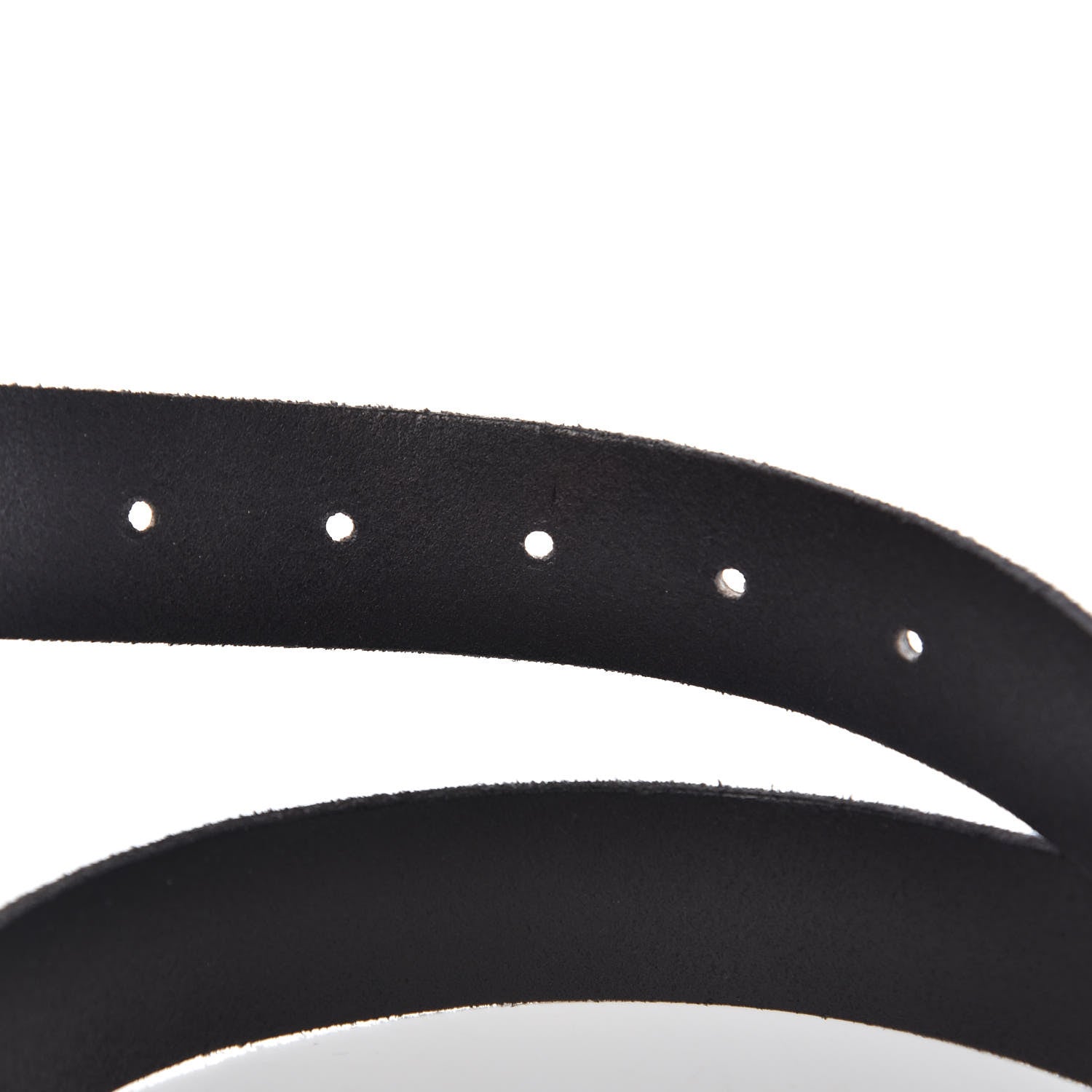 Gucci Cuoio Toscano Nickel Double G 30mm Belt 95 38 Black 4 of 7