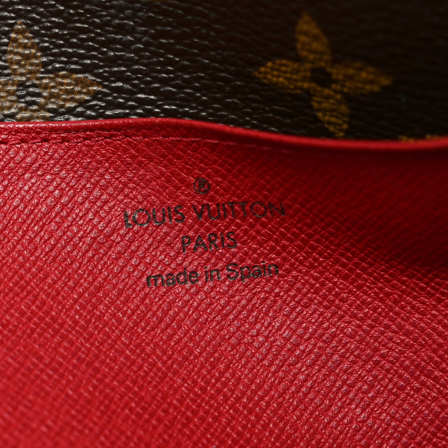 Monogram Emilie Wallet Fuchsia