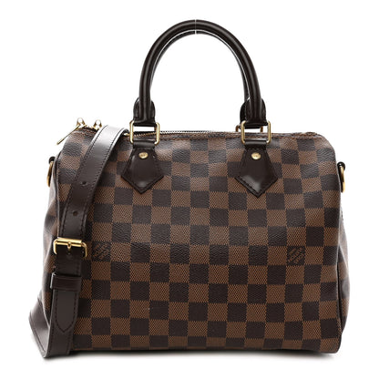 Louis Vuitton Damier Ebene Speedy Bandouliere 25 1 of 10