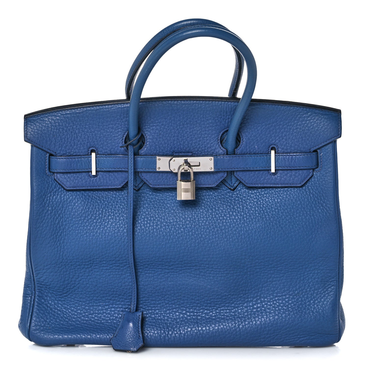 Hermes Taurillon Clemence Birkin 35 Bleu Brighton 1 of 43