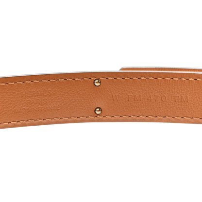 Hermes Epsom Teddy Kelly Pocket Belt Gold Ecru 5 of 6