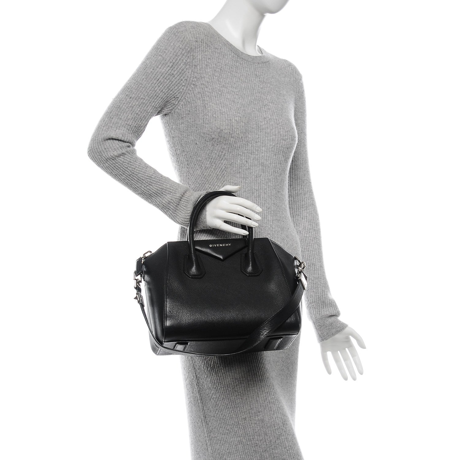 Givenchy Sugar Goatskin Small Antigona Black 2 of 7