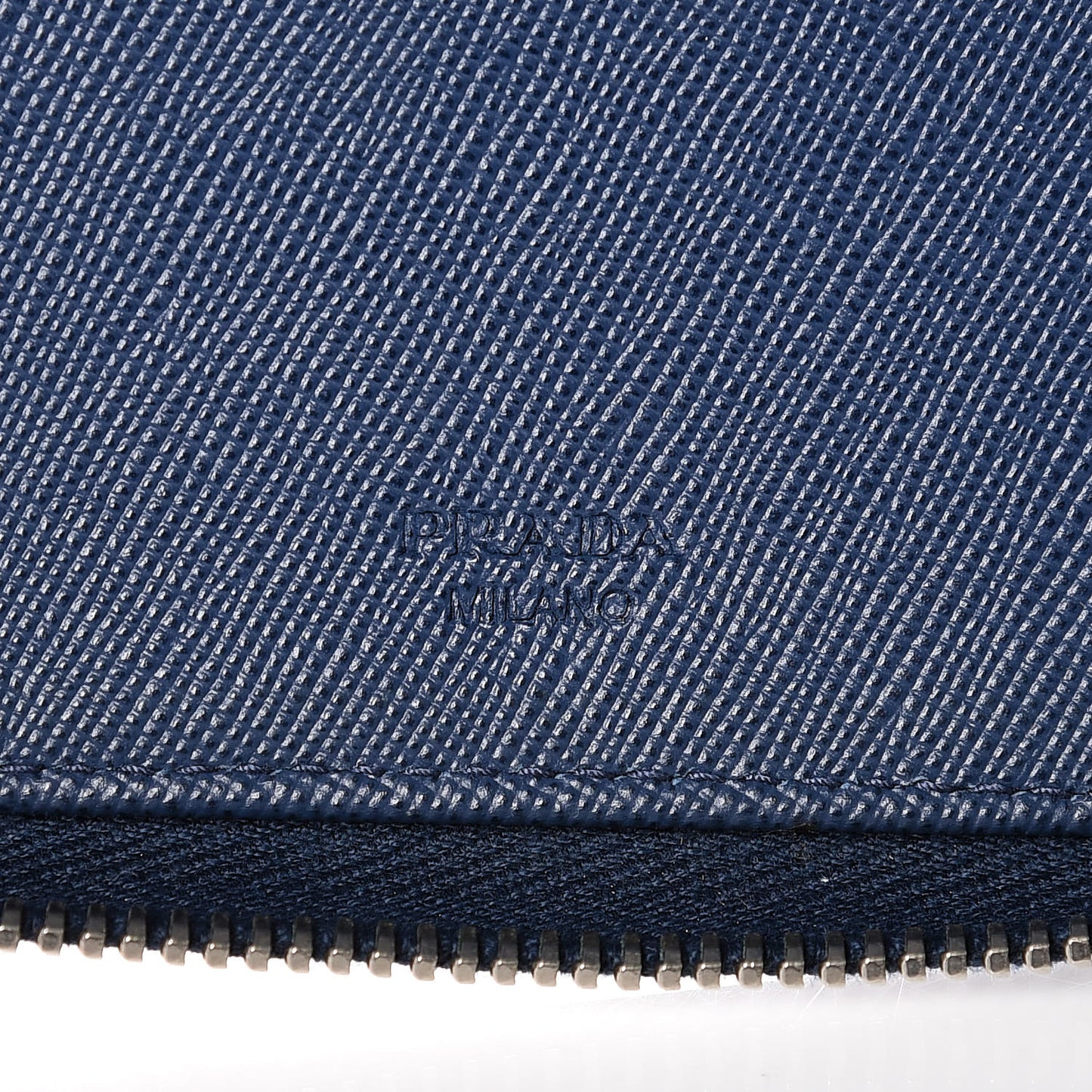 Saffiano Large Zip Around Travel Wallet Bleuette