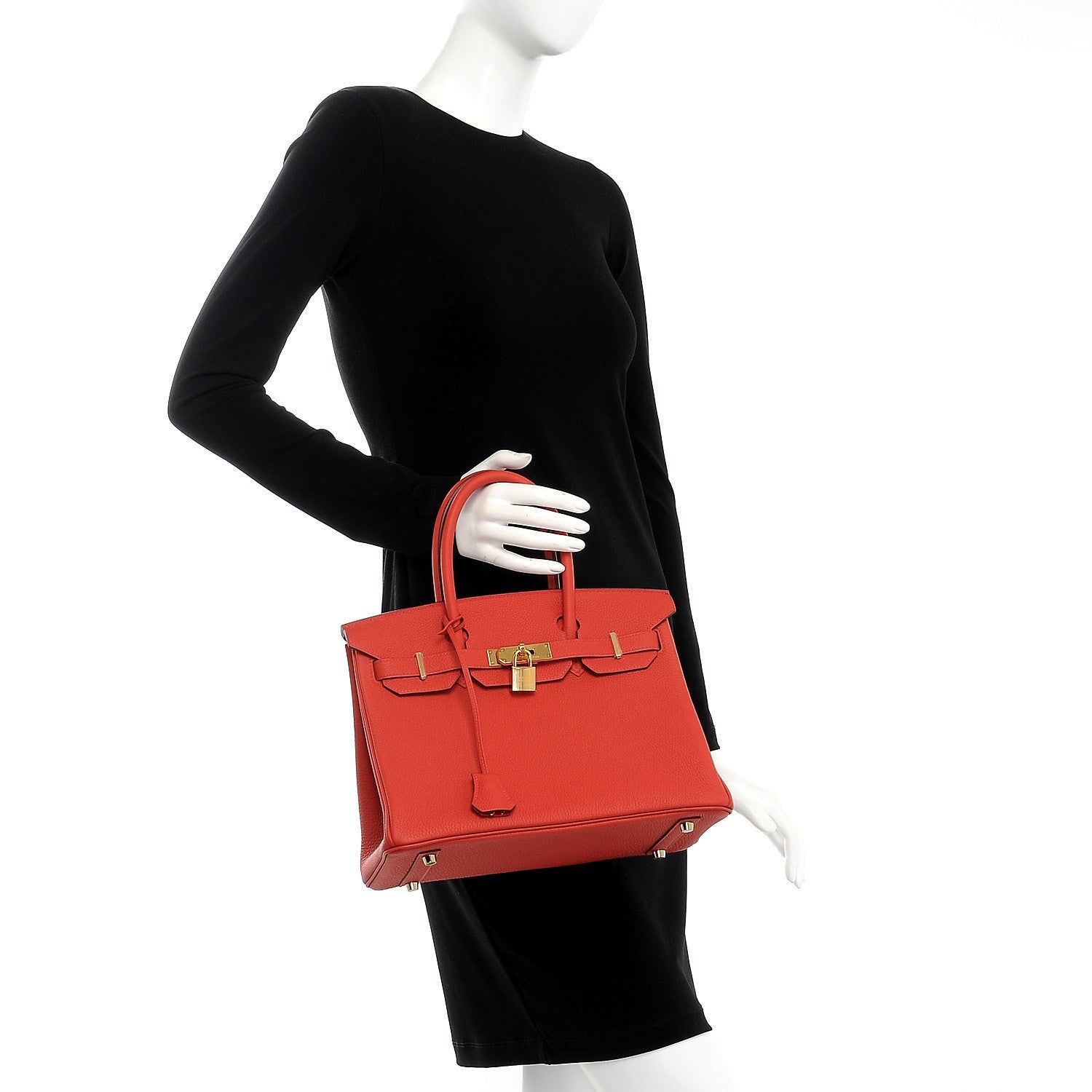 Hermes Togo Birkin 30 Geranium 2 of 27