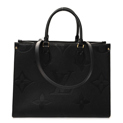 Louis Vuitton Empreinte Monogram Giant Onthego MM Black 1 of 12