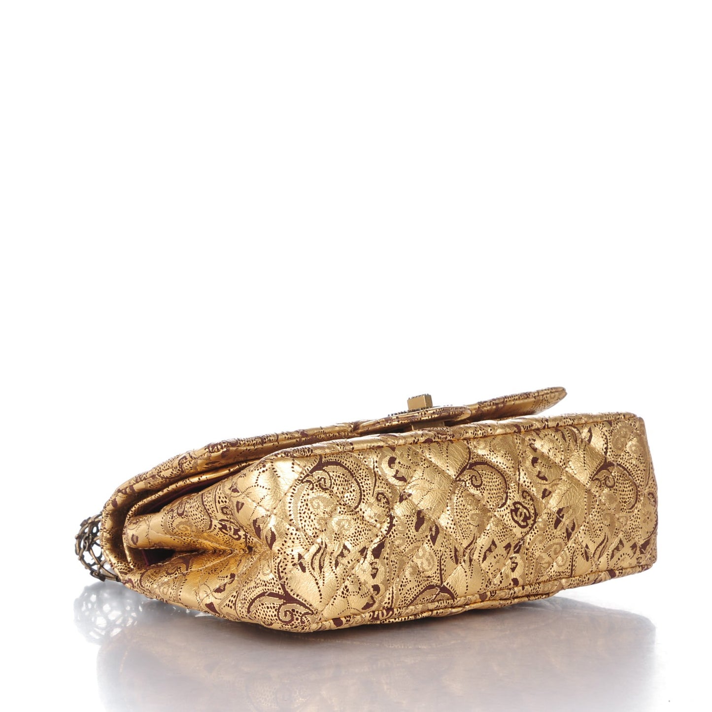 Buffalo Hand Painted Lace 2.55 Reissue 225 Flap Gold