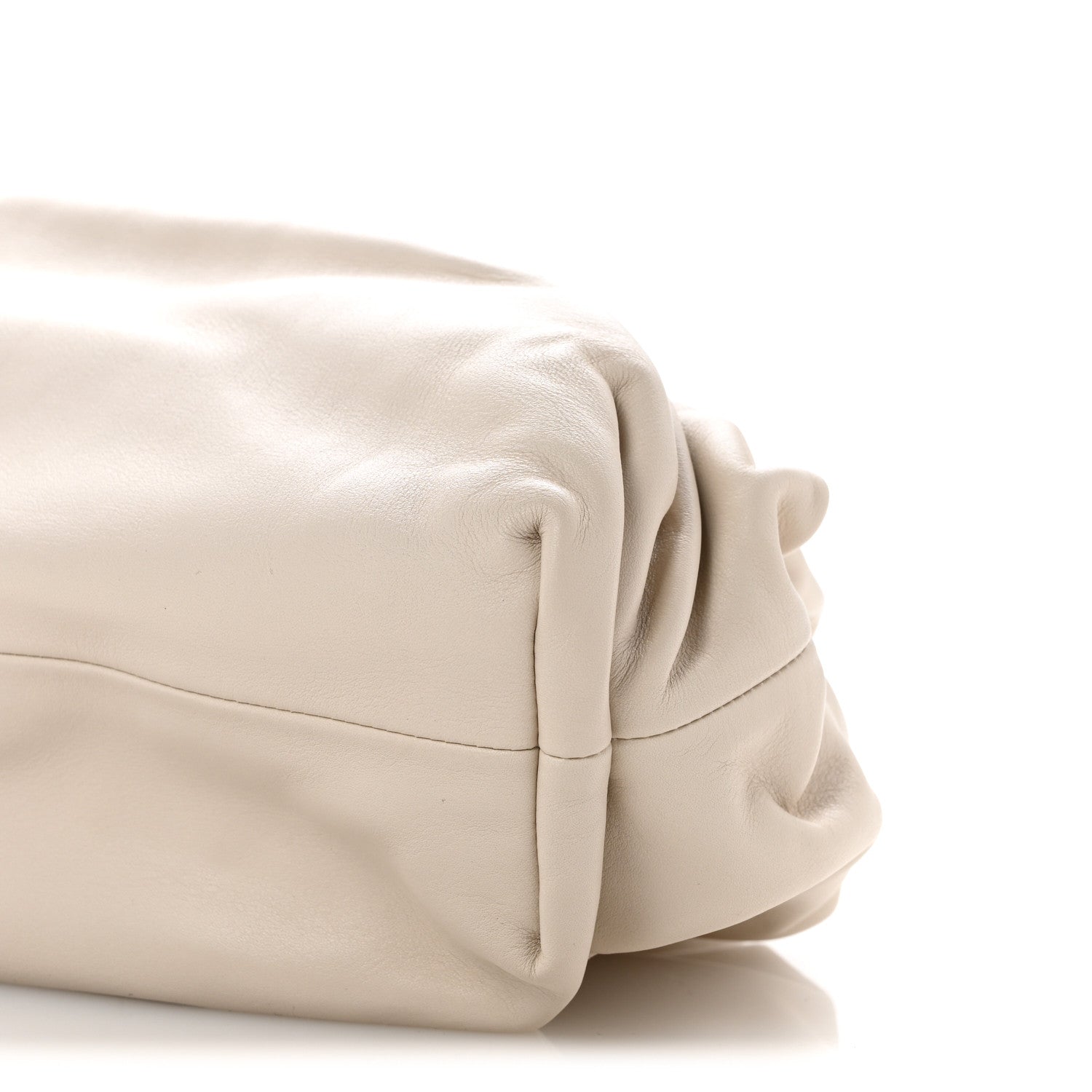 Bottega Veneta Smooth Butter Calf The Pouch Oversized Clutch Mist 10 of 10