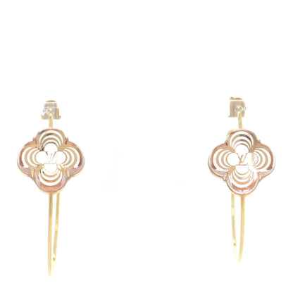 Louis Vuitton A La Folie Hoop Earrings Gold 1 of 3