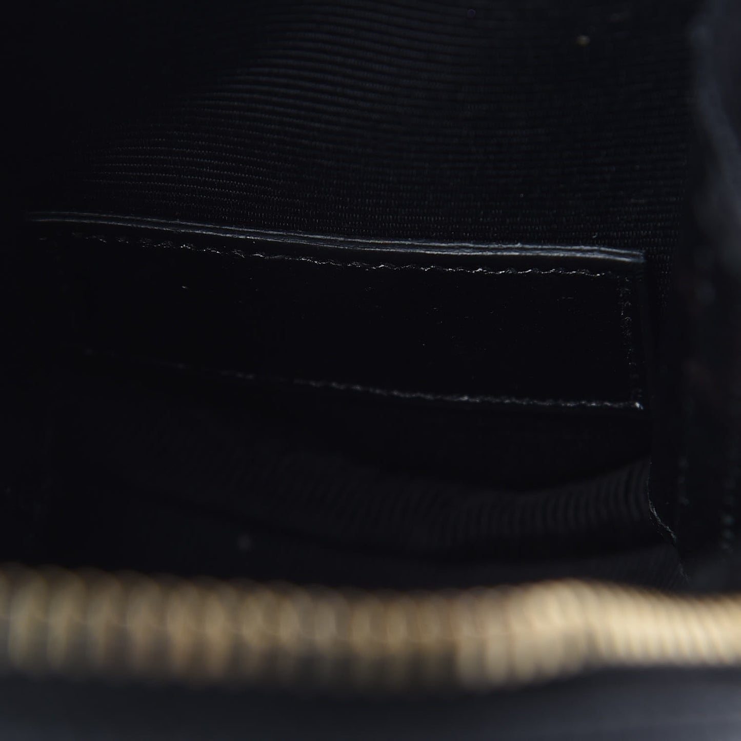 Calfskin Matelasse Small Monogram Bubble Crossbody Black